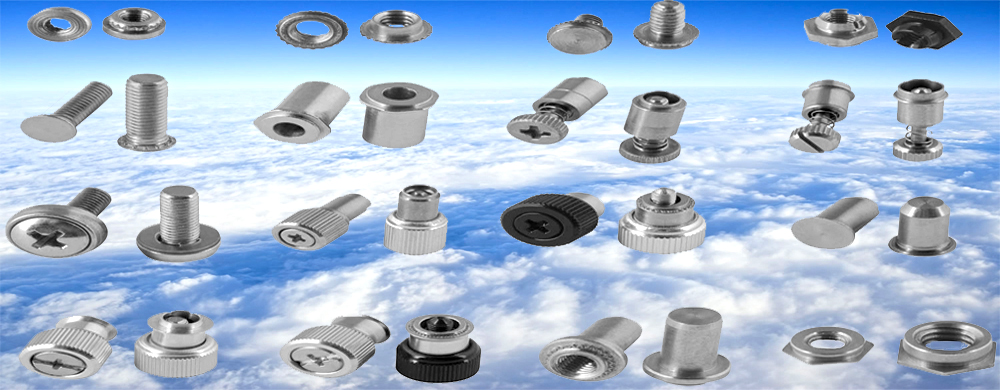 耀达精密五金 松不脱螺钉 弹簧螺钉 压铆螺钉 压铆螺母